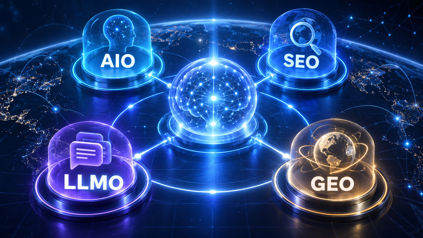 AIO（AI最適化）の決定版：SEO・LLMO・GEOとの違いと今すぐやるべき対策